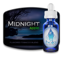 Eliquide Saveur Midnight Apple, Halo cigs