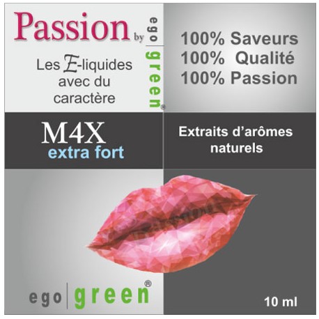 Eliquide Saveur M4X, Ego green