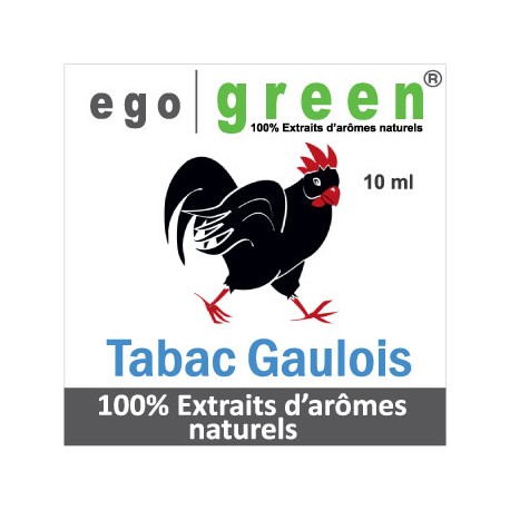 Eliquide Saveur Tabac Gaulois, Ego green