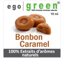 Eliquide Goût BONBON CARAMEL, Ego green