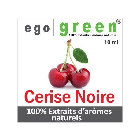 Eliquide Goût CERISE NOIRE, Ego green