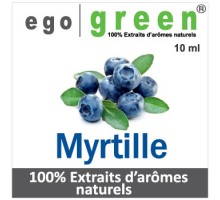 Eliquide Goût MYRTILLE , Ego green