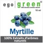 Eliquide Goût MYRTILLE , Ego green