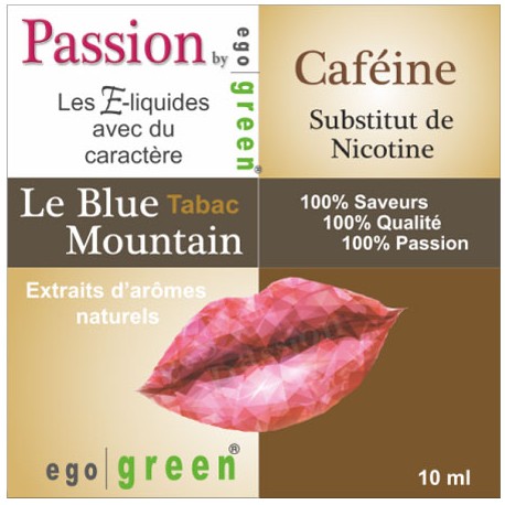 Eliquide Saveur M4X CAFEINE, Ego green