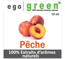 Eliquide Goût PÊCHE , Ego green