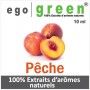 Eliquide Goût PÊCHE , Ego green