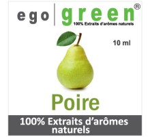 Eliquide Goût POIRE , Ego green