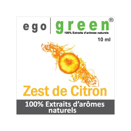 Eliquide Goût CITRON, Ego green