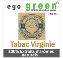 Eliquide Saveur Tabac VIRGINIE, Ego green