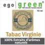 Eliquide Saveur Tabac VIRGINIE, Ego green
