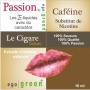 Eliquide Saveur LE CIGARE CAFEINE, Ego green