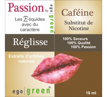 Eliquide Saveur LE CIGARE CAFEINE, Ego green