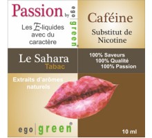 Eliquide Saveur LE SAHARA CAFEINE, Ego green
