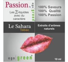 Eliquide Saveur TABAC LE SAHARA , Ego green