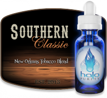 Eliquide Saveur Southern Classic , Halo cigs